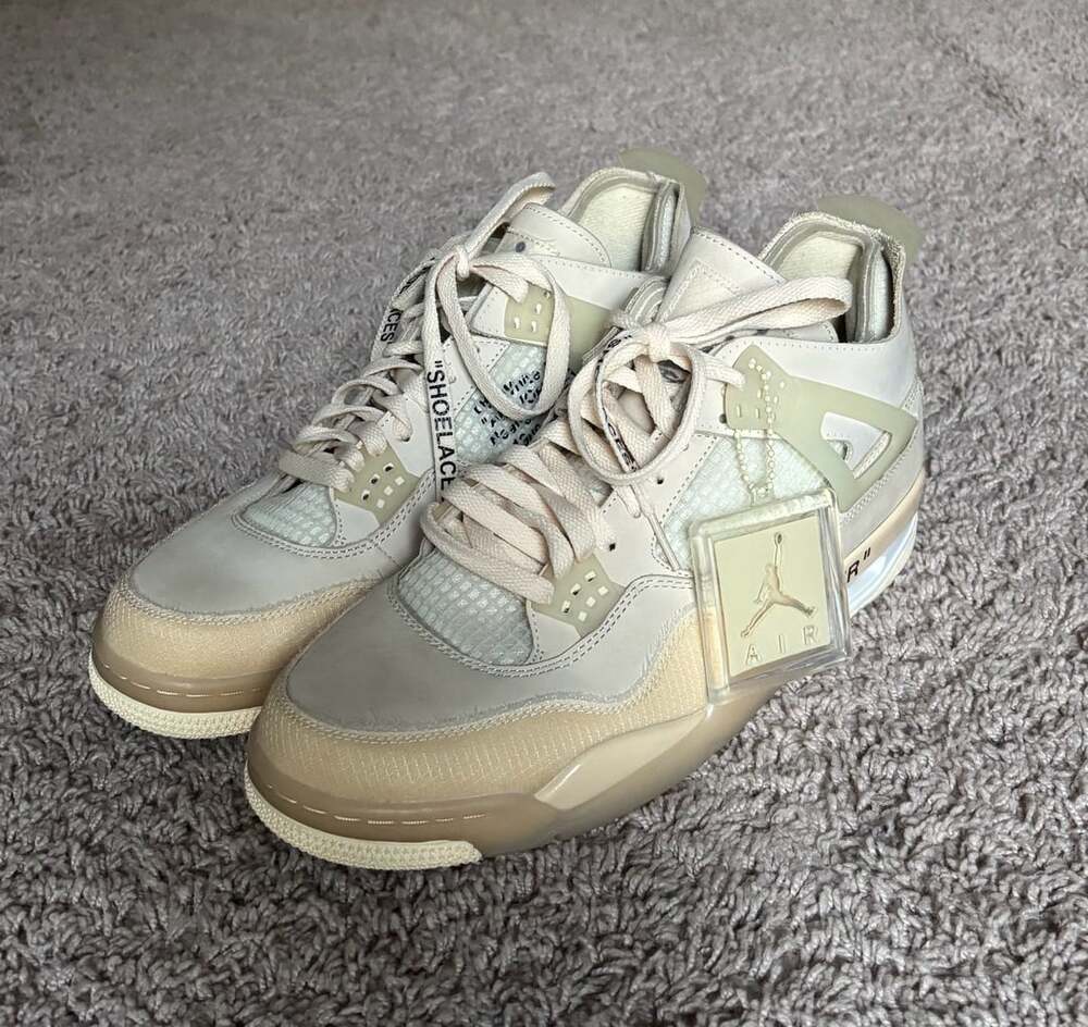 Off-White x Nike Air Jordan 4 Retro SP Sail (W)
